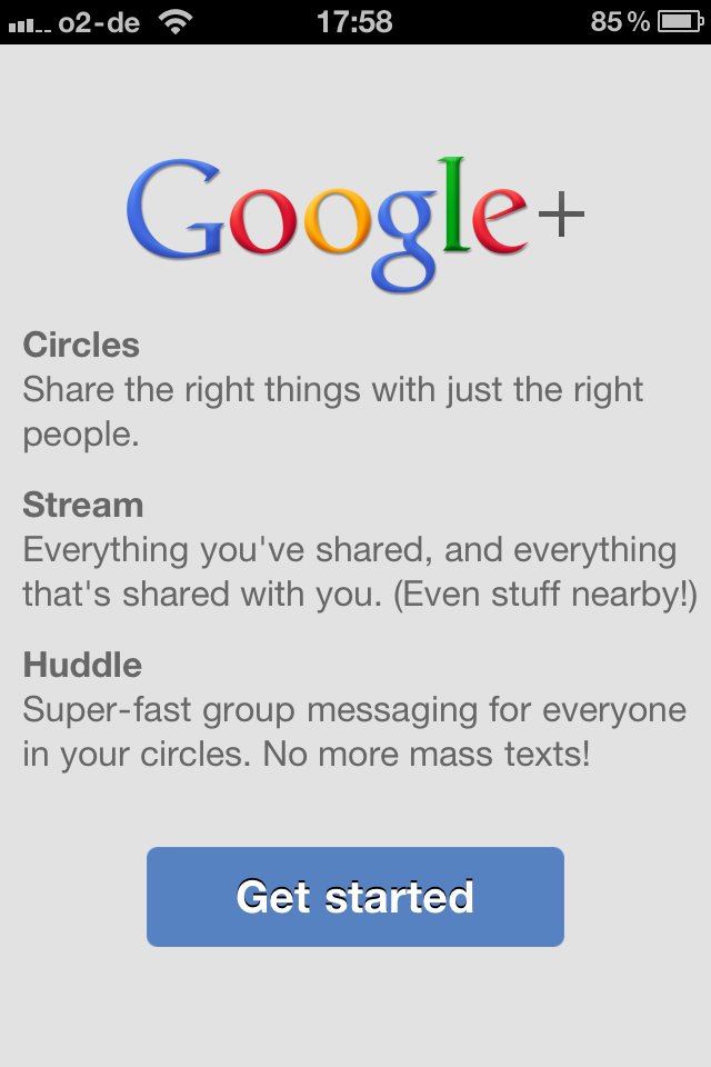 Google+ App