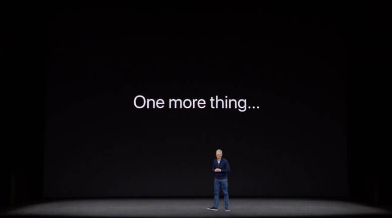 One more thing… iPhone X